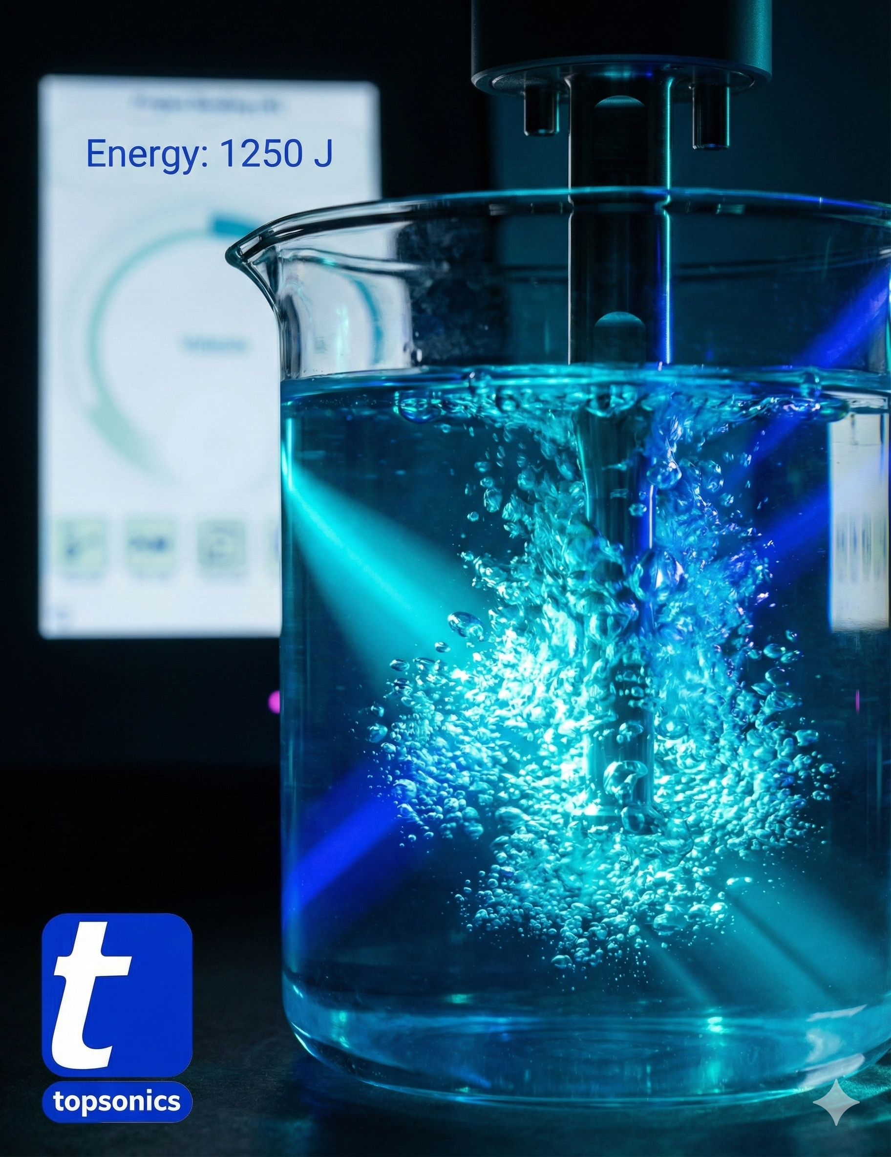 Acoustic cavitation bubbles in a reactor - Topsonics
